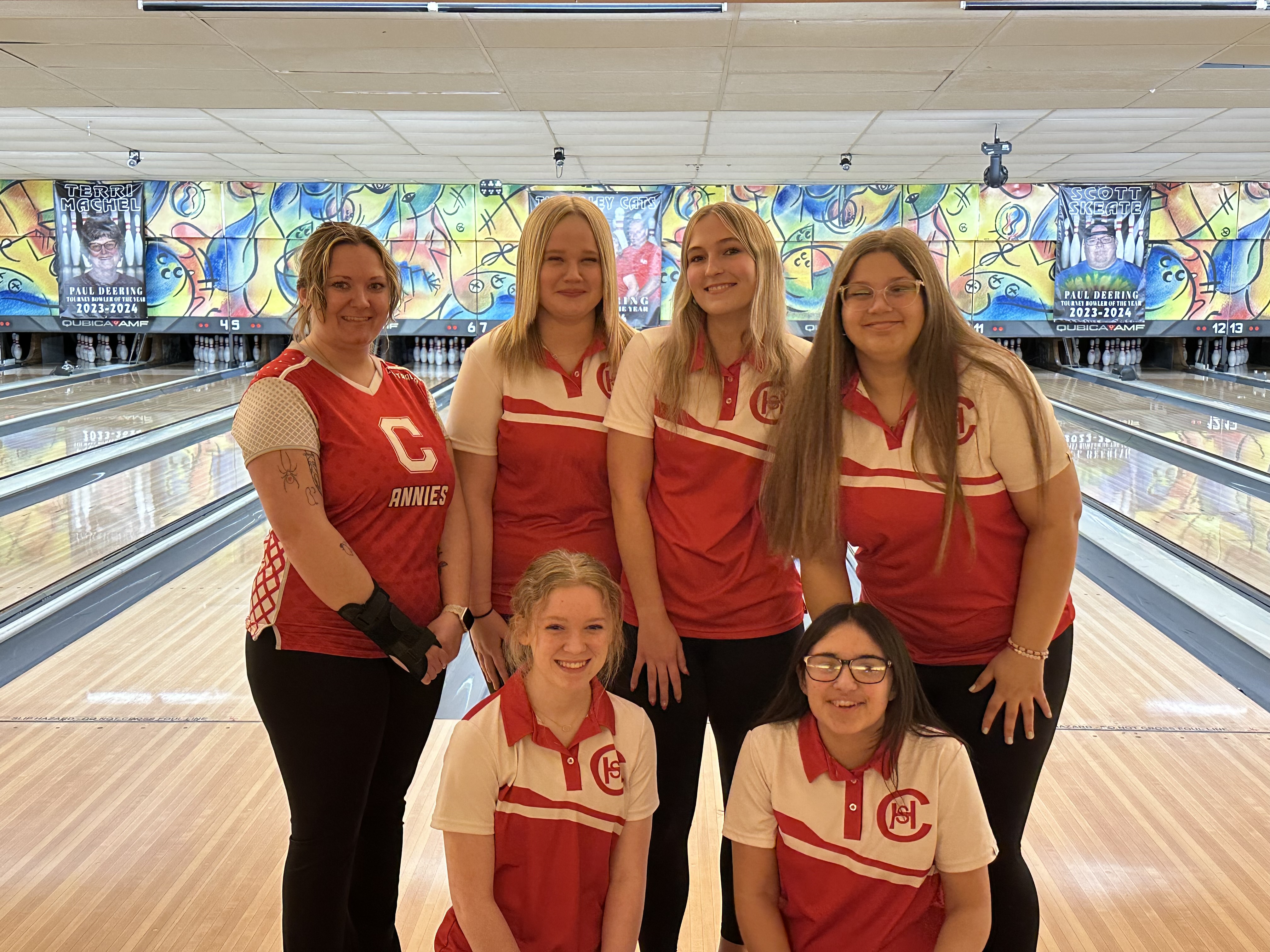 girls bowling