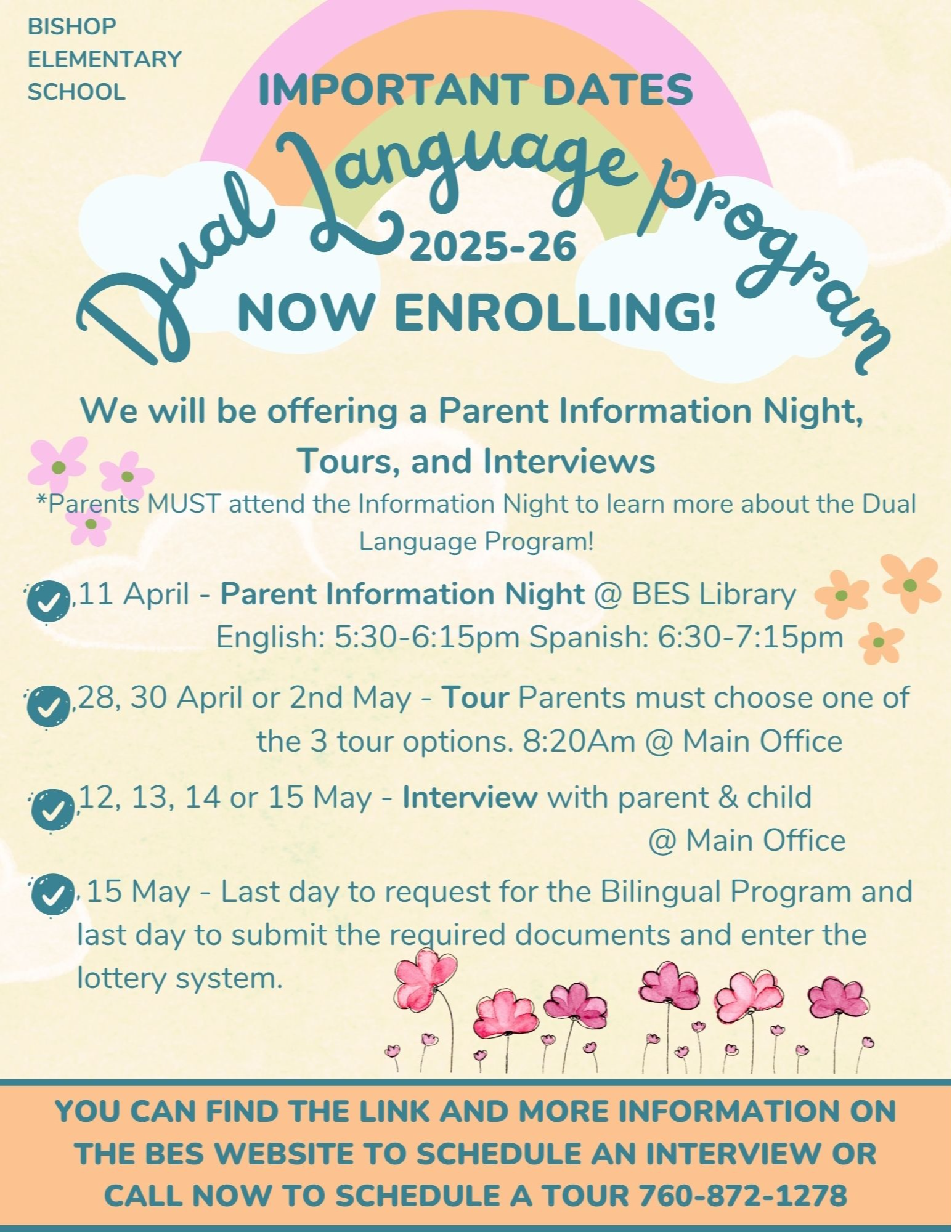 Important Dates 2025-26