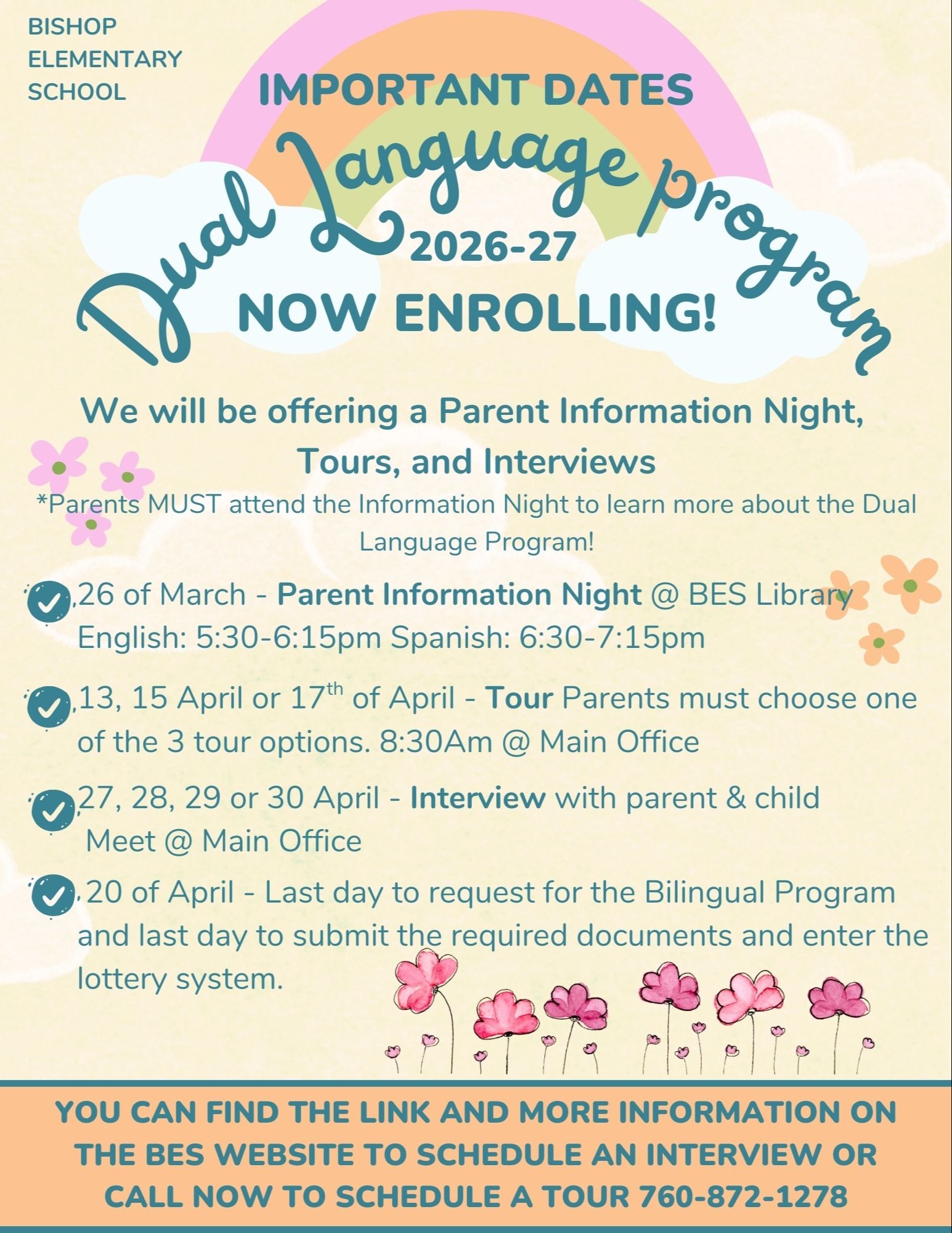 Important Dates 2026-27