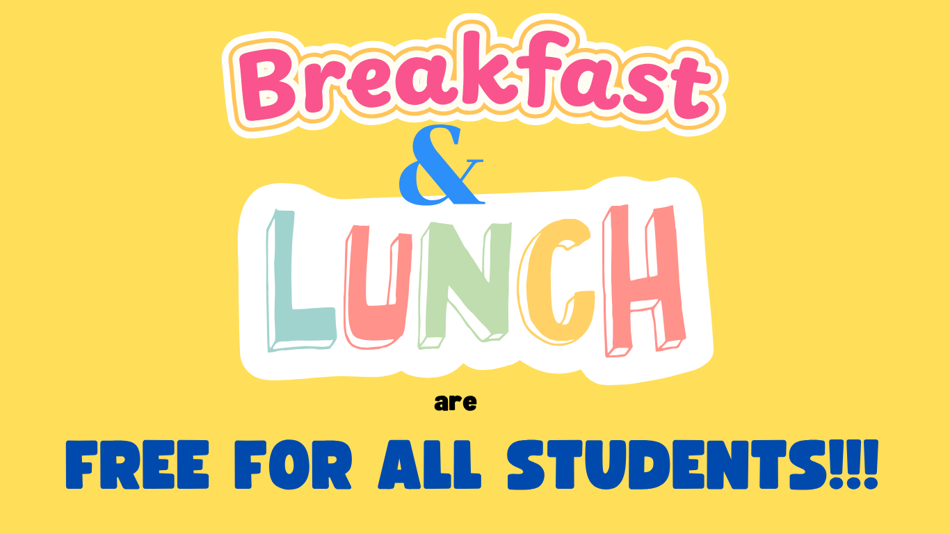 Free breakfast and lunch