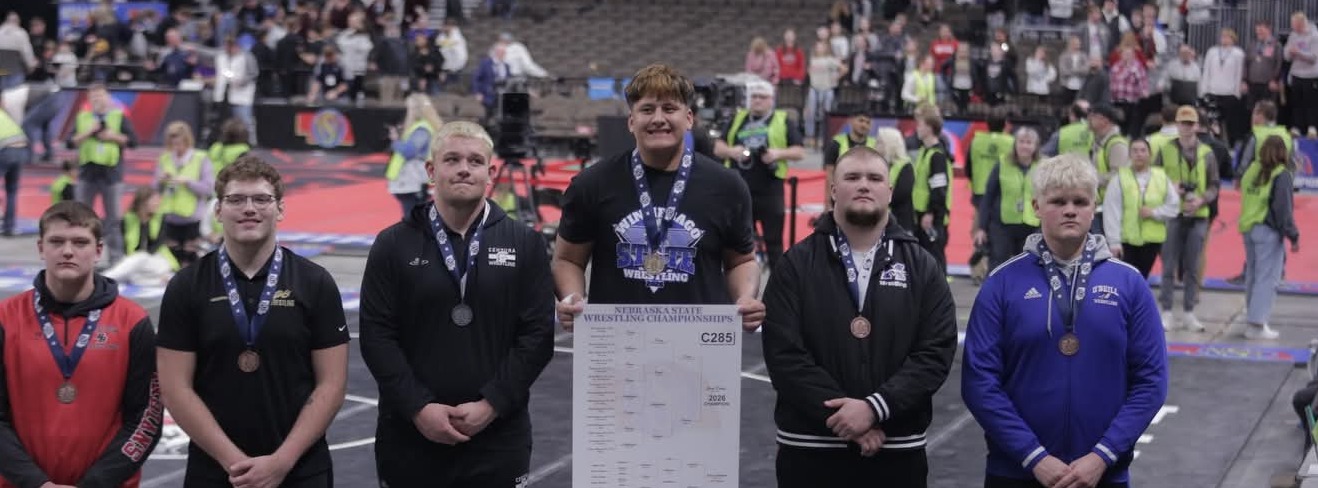 Picture of Jared Doxey 1st place wrestling state