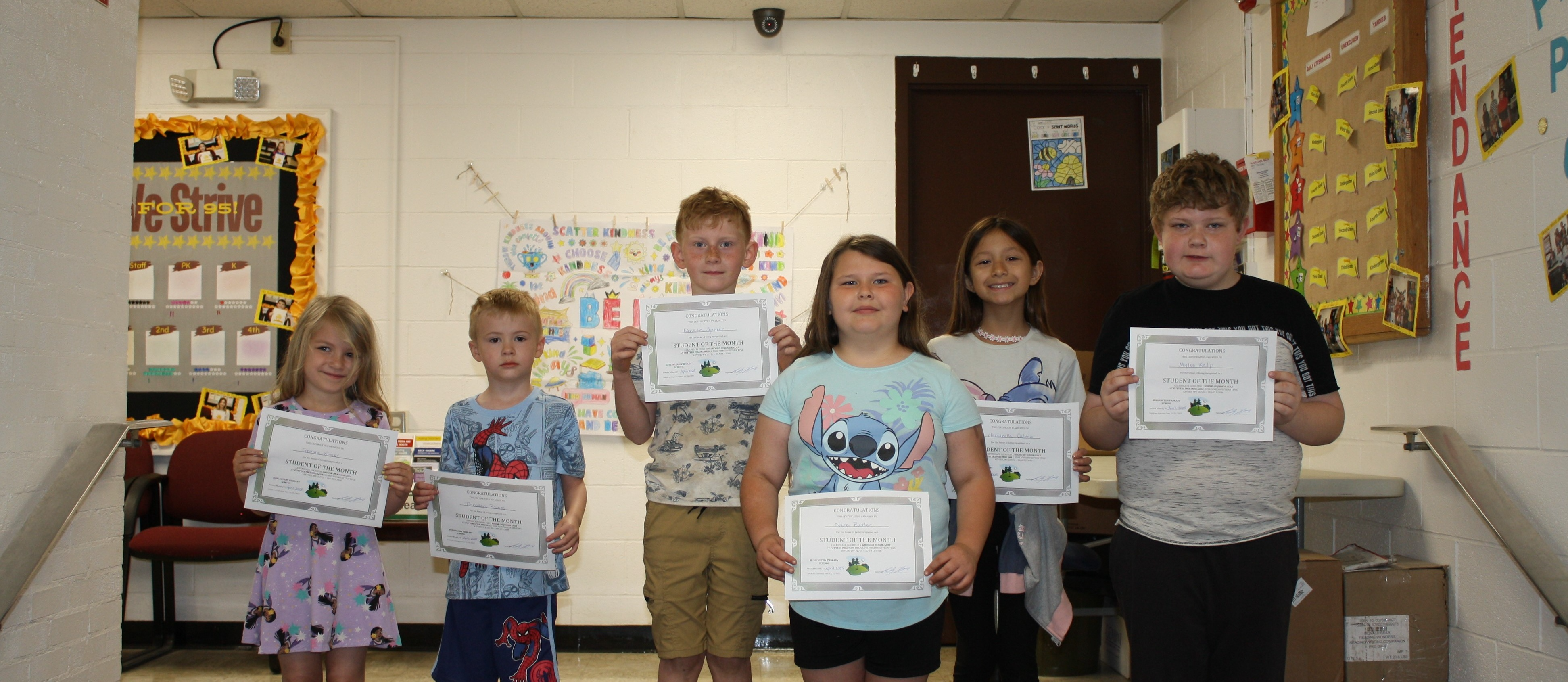 April Students of the Month