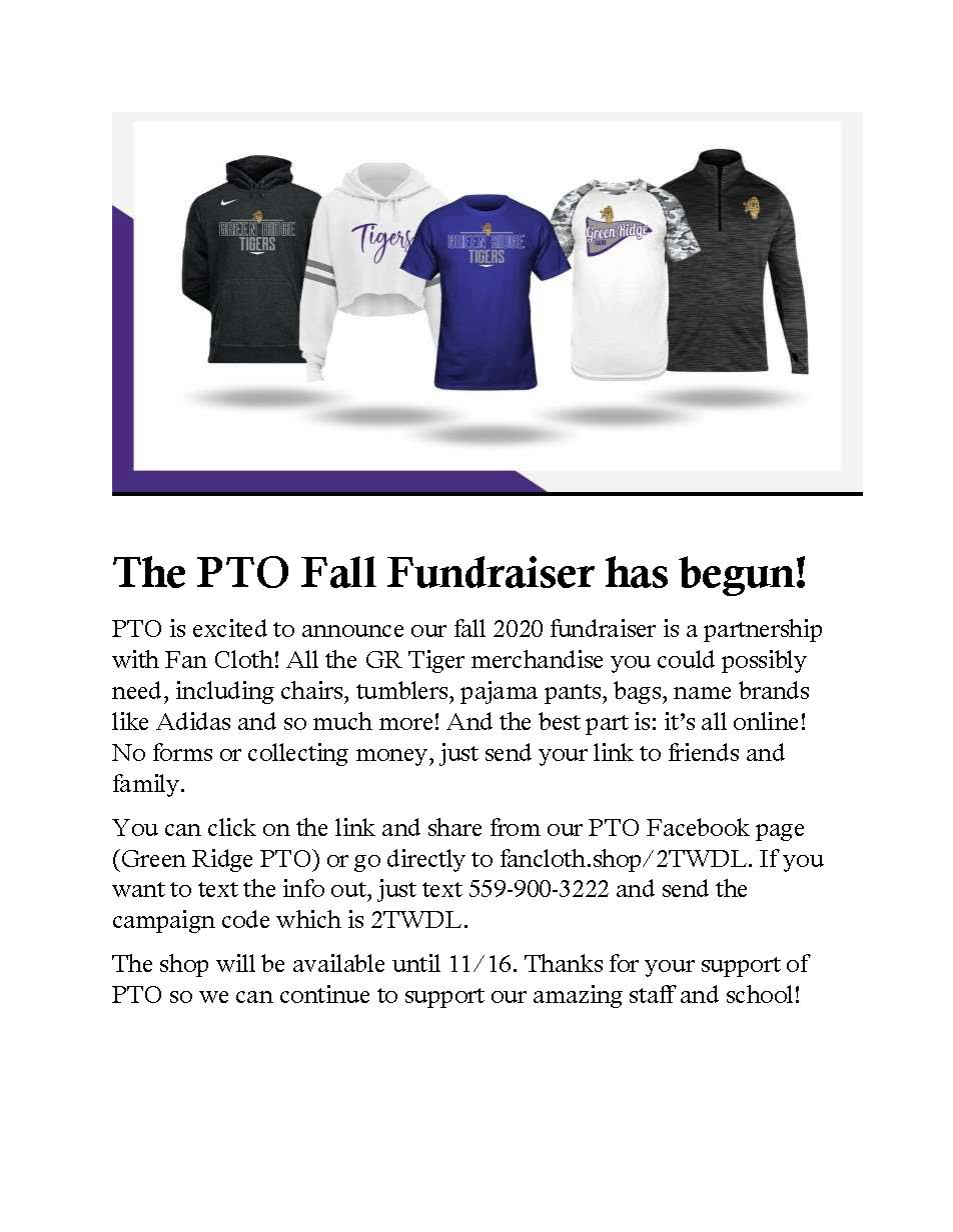 PTO Fall Fundraiser