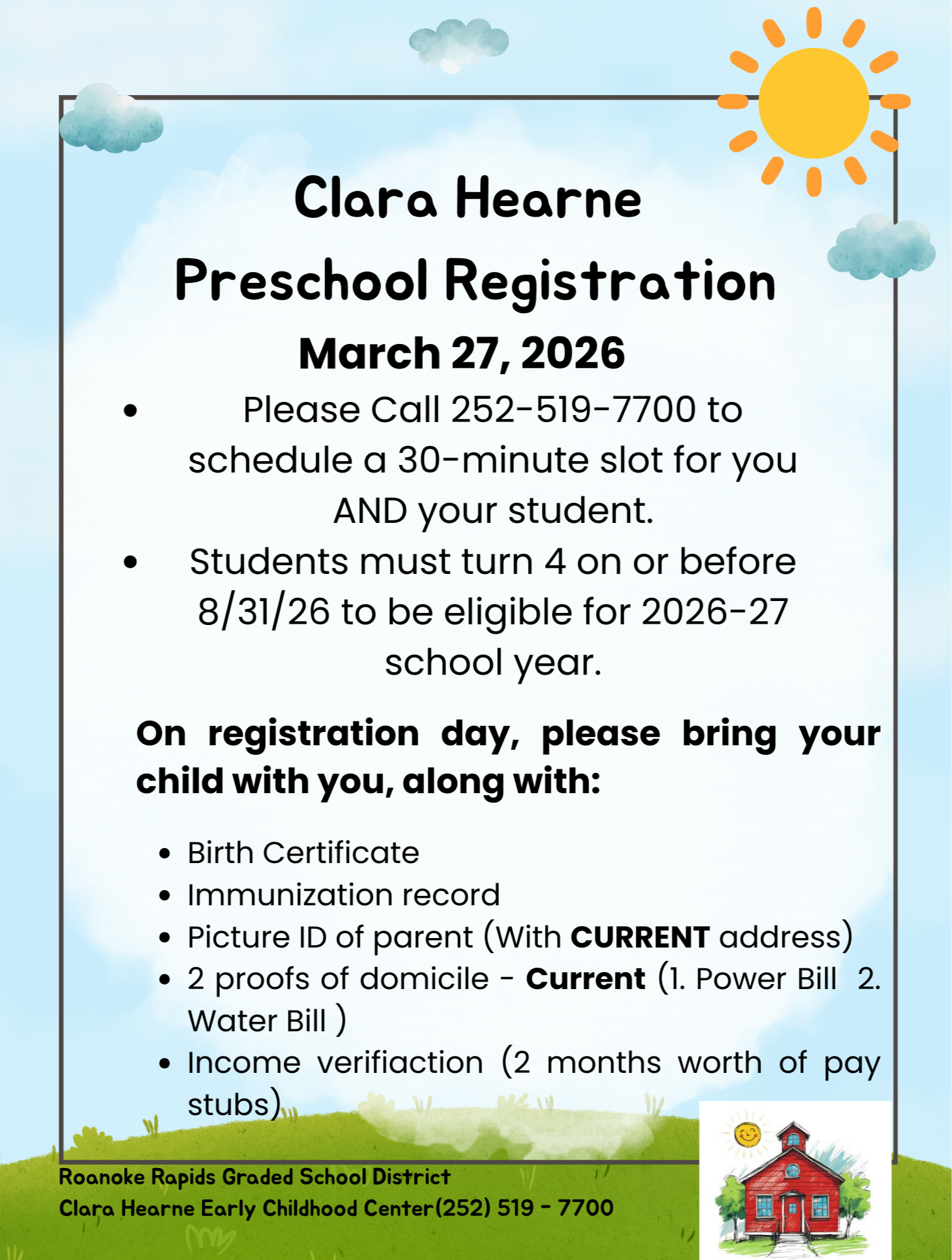 Pre-K registration 