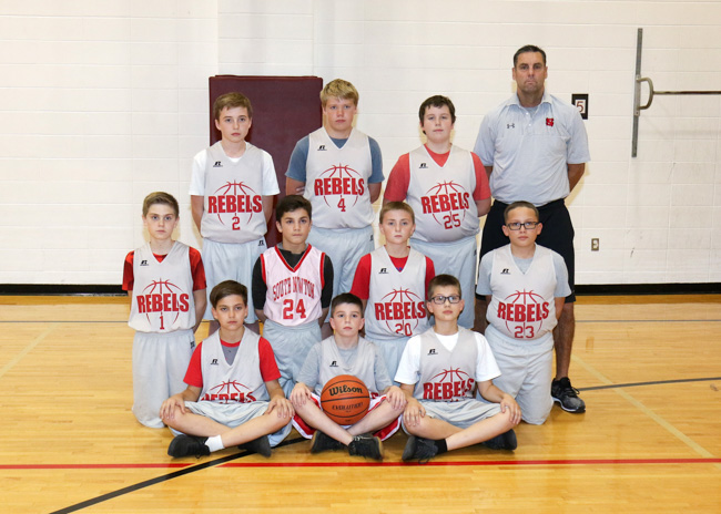 6th Grade Boys Basketball Team 2019