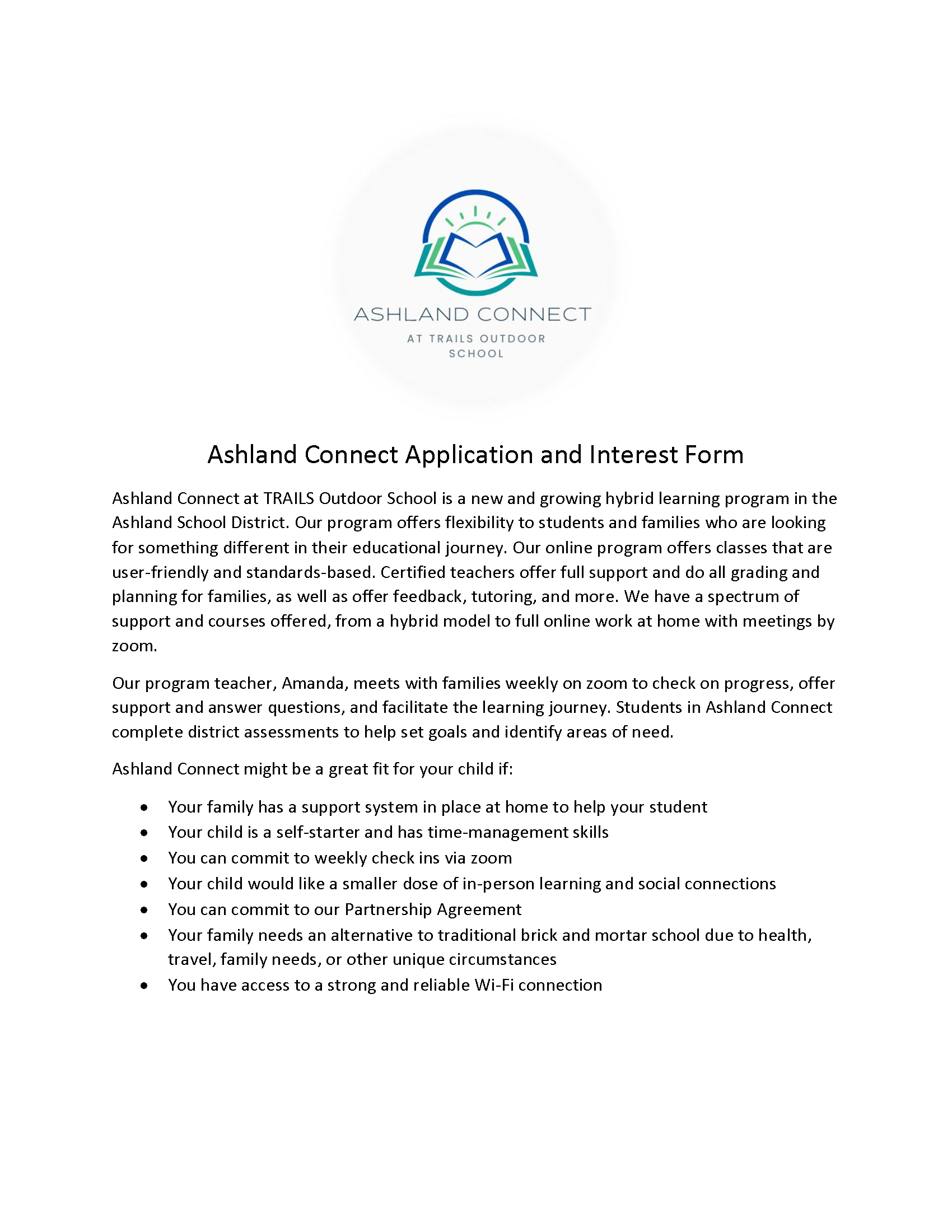 Ashland Connect Application