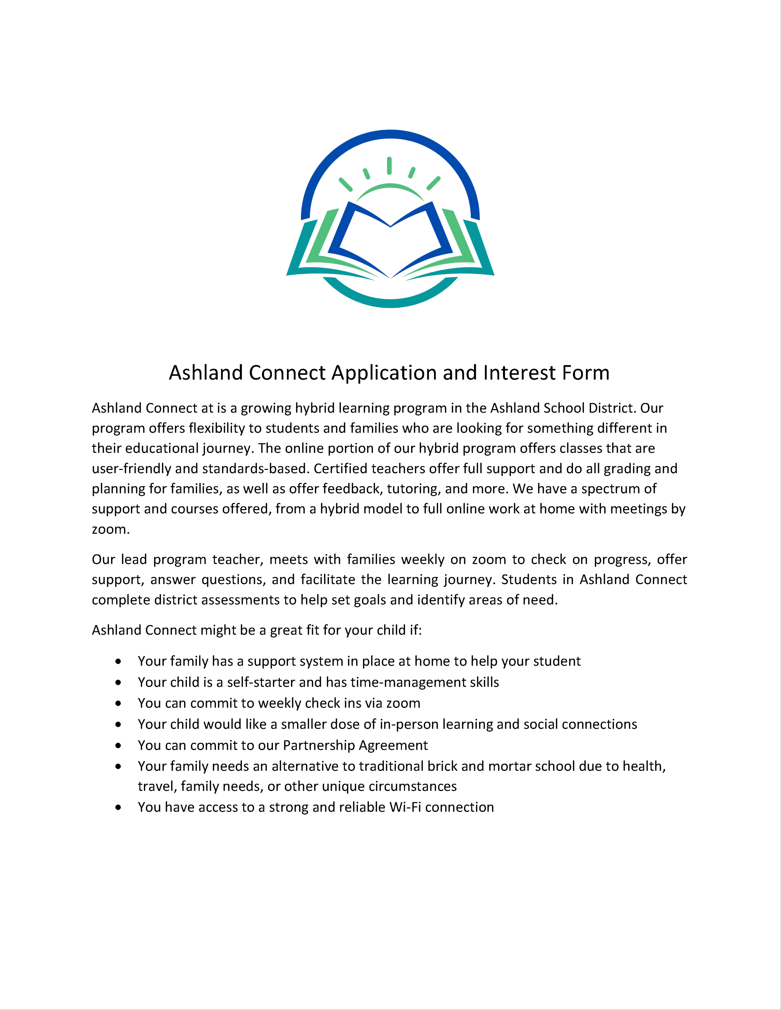 Ashland Connect Application