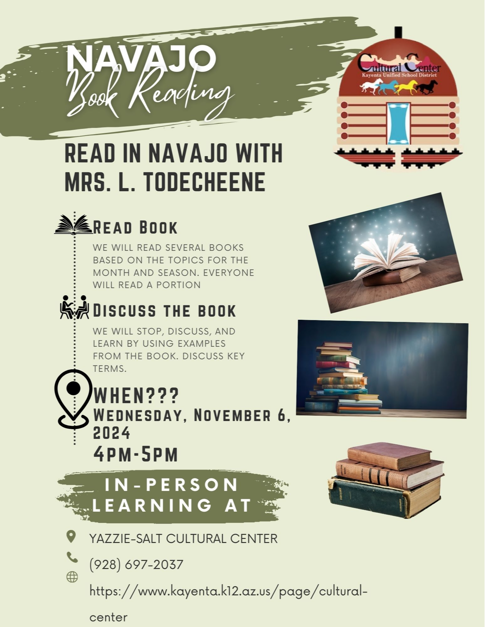 Navajo Book Reading