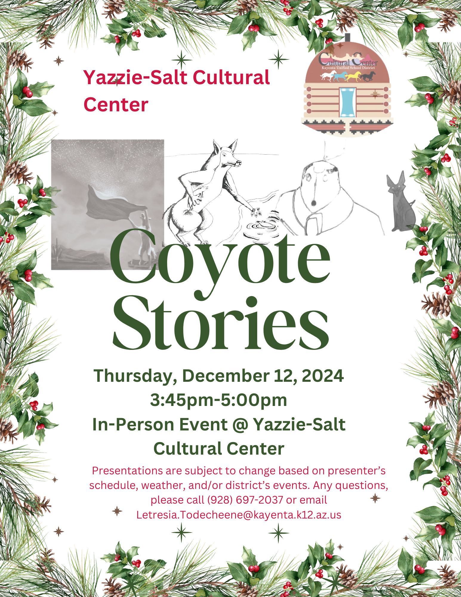 Coyote Stories December