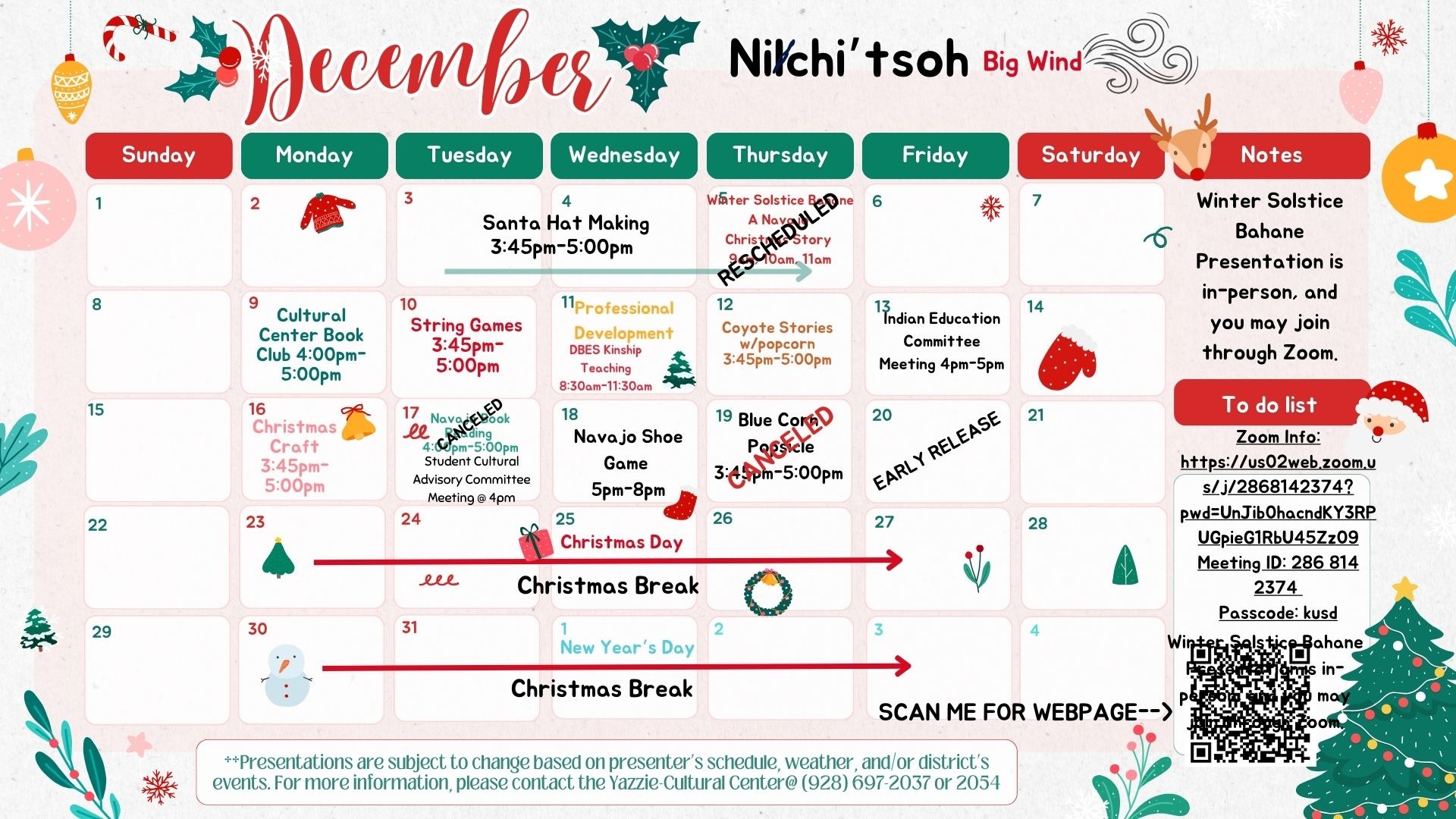 December Calendar