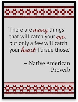 Native American Poverb