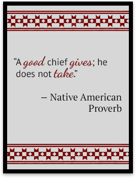 Native American quote