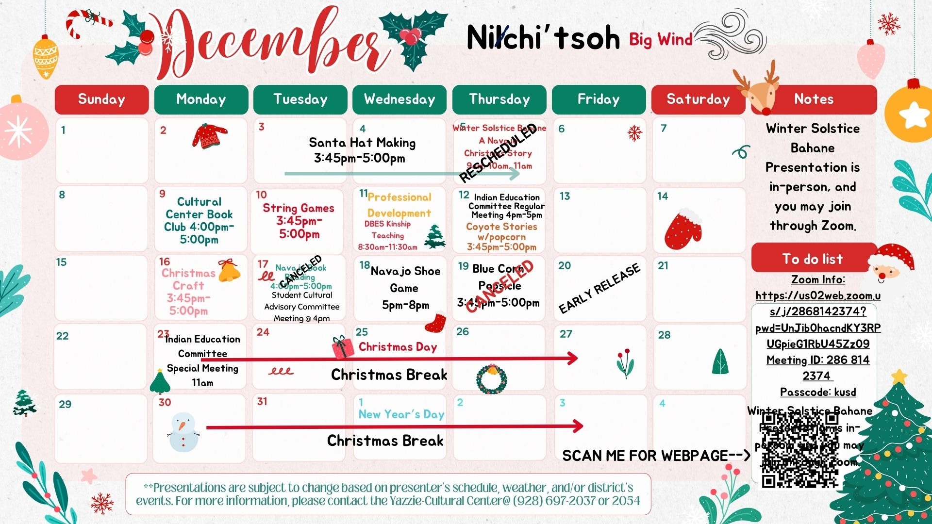 December Calendar