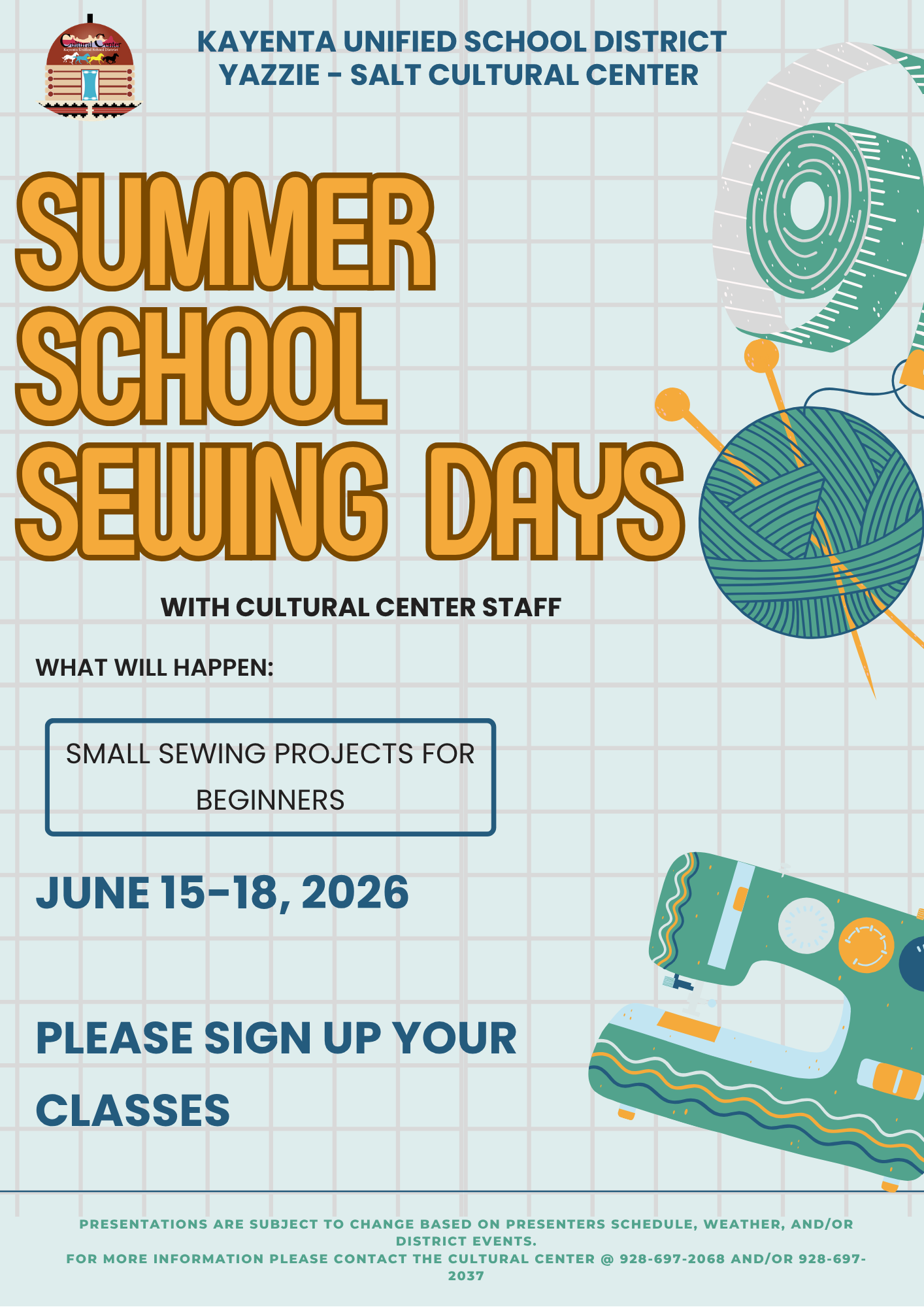 Sewing Day