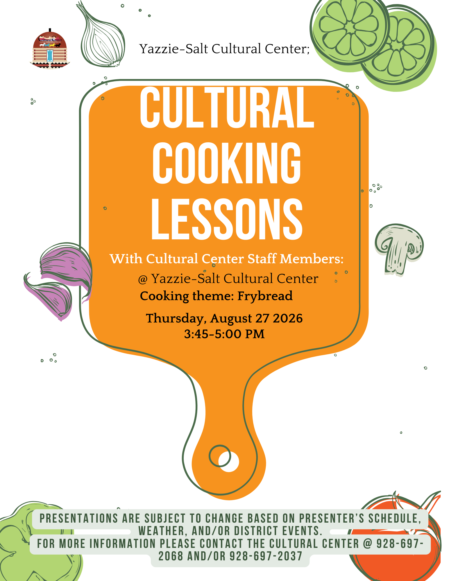 Cultural Center Food Demo