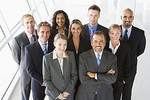 Stock photo of business savy people