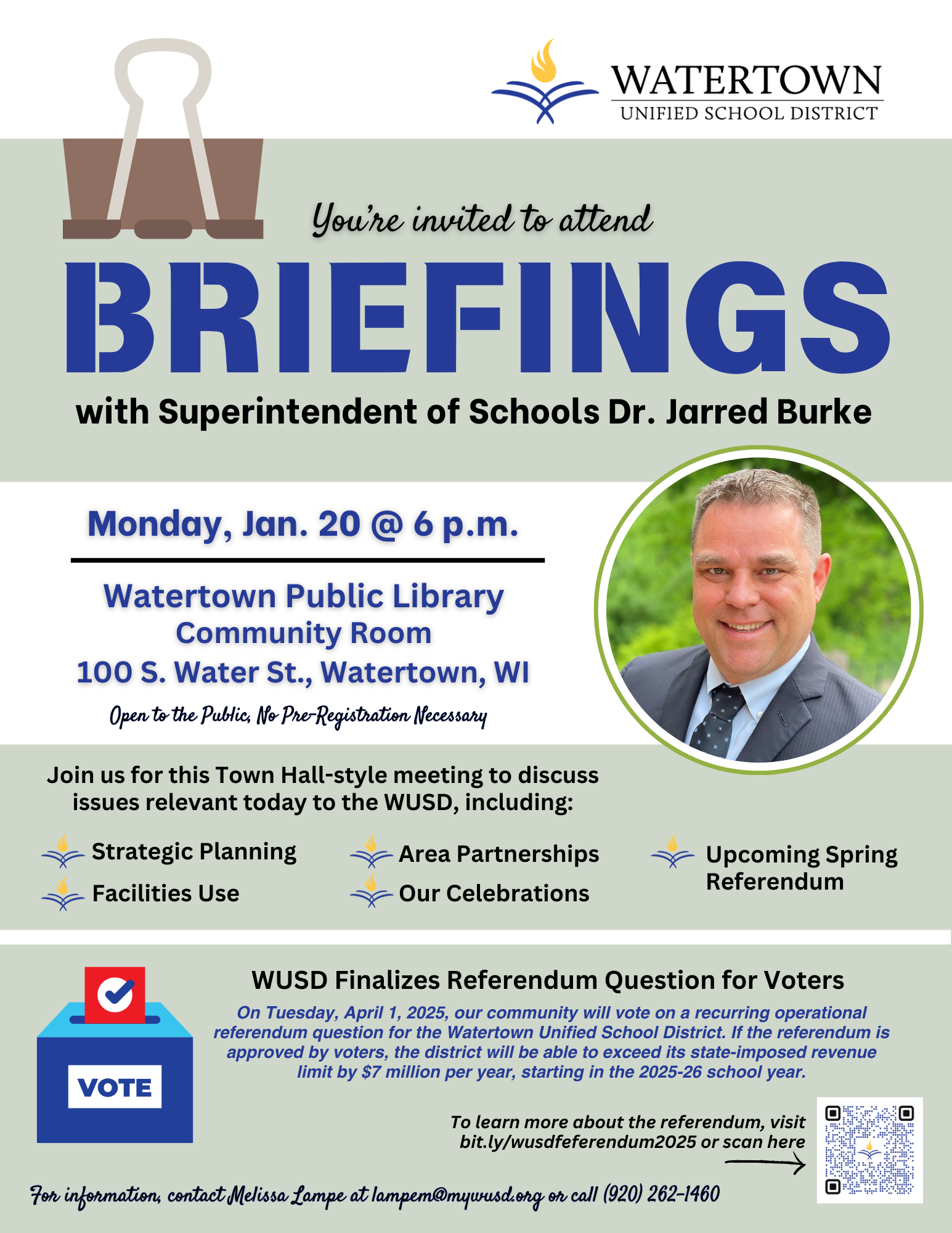 Briefings Flyer