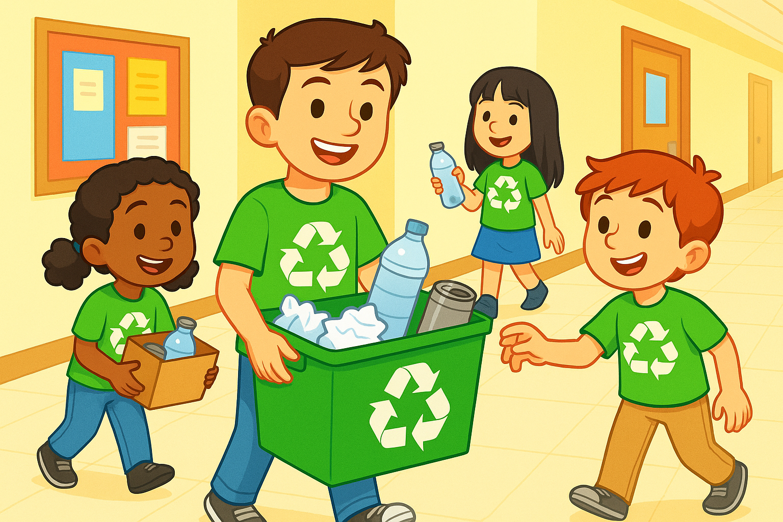 recycling crew