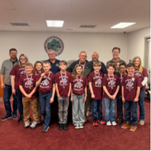 Robotics team presents to school board
