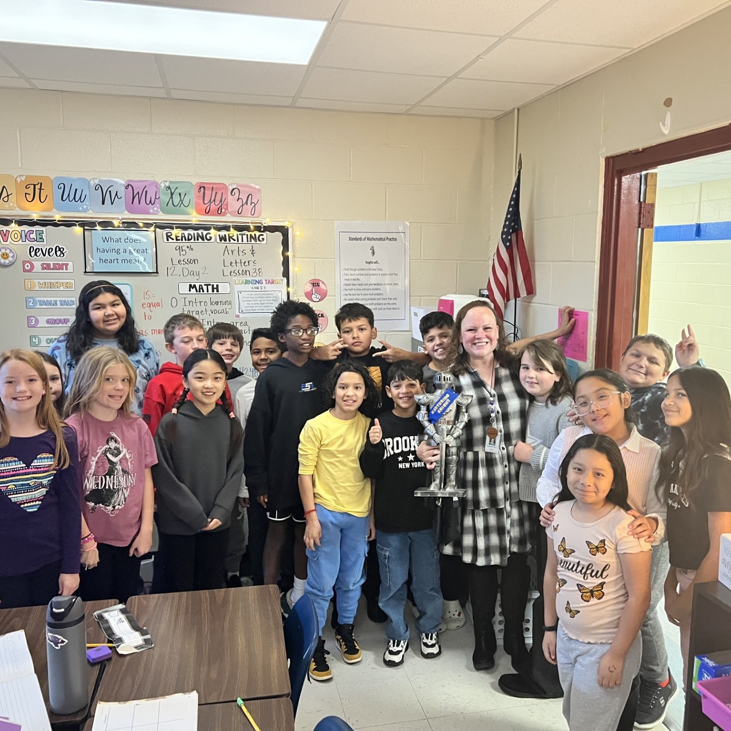 Mrs. Childers is named Nurturing Knight