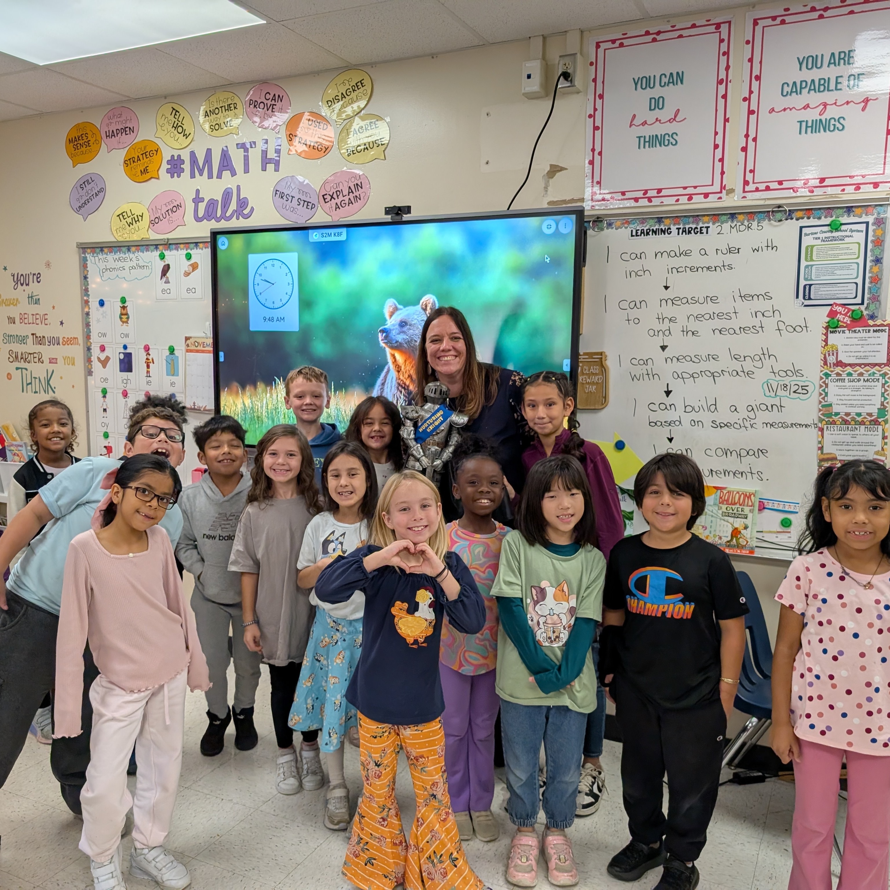 Ms. Kimberly is named Nurturing Knight