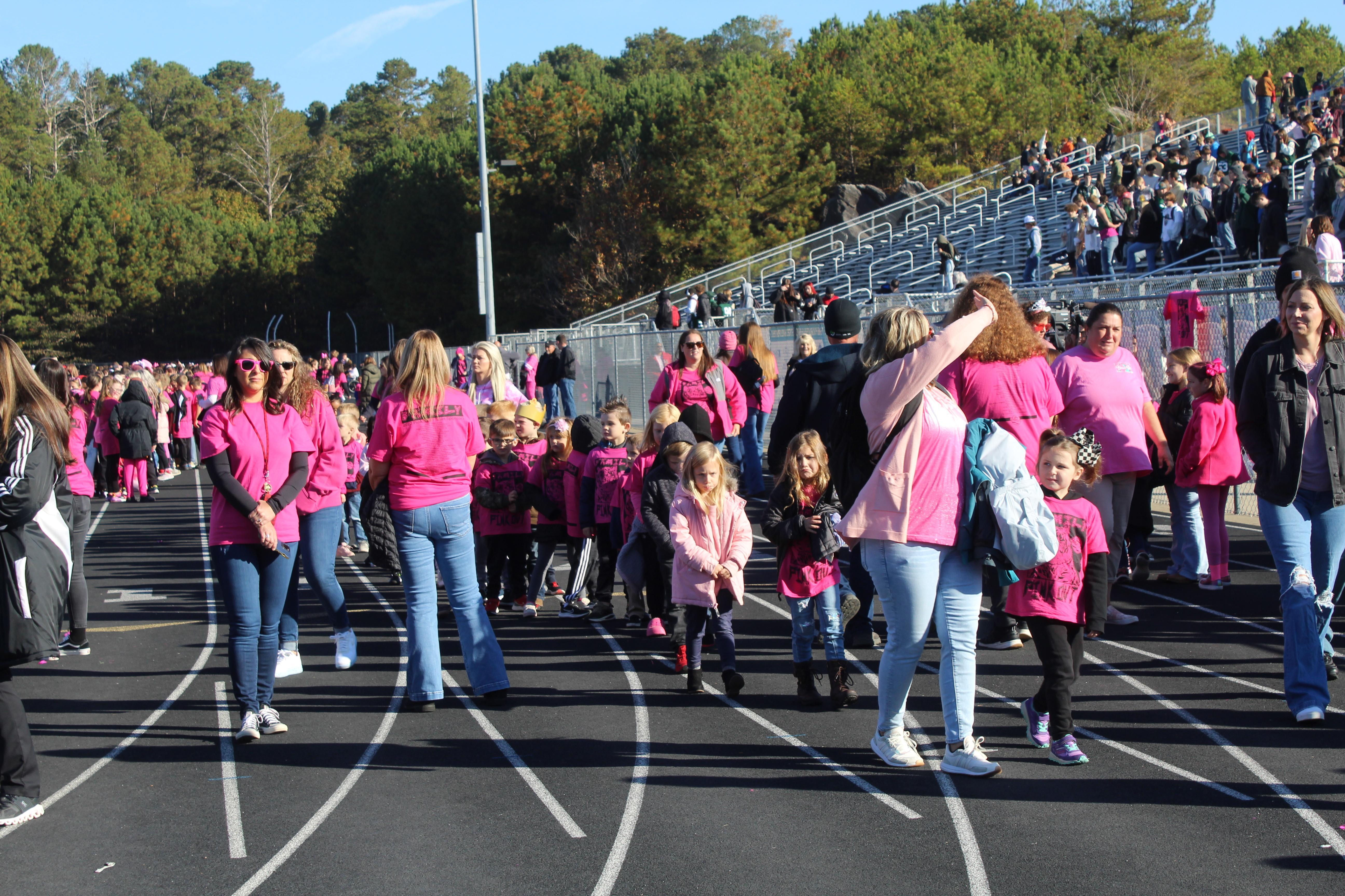 Community Walking at Pink-Out