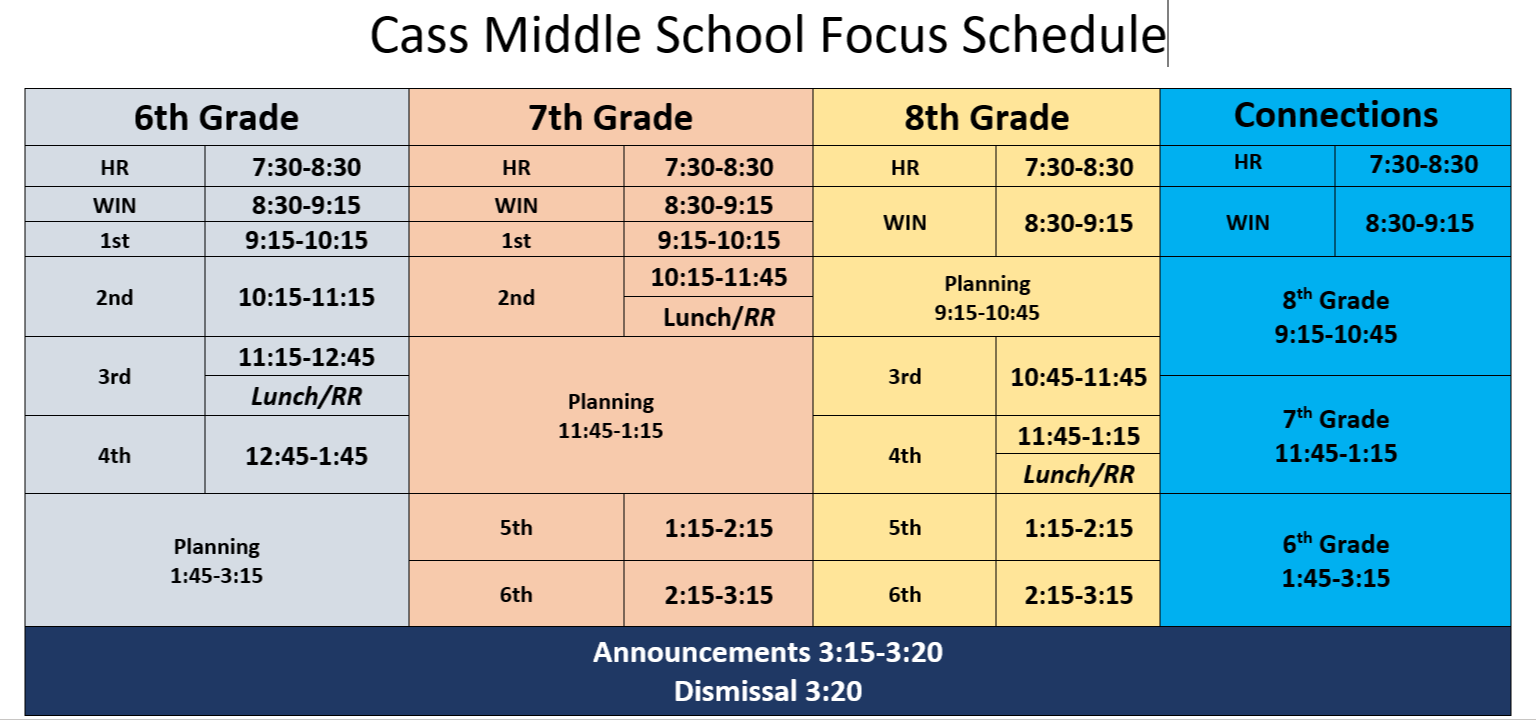 Daily Schedule