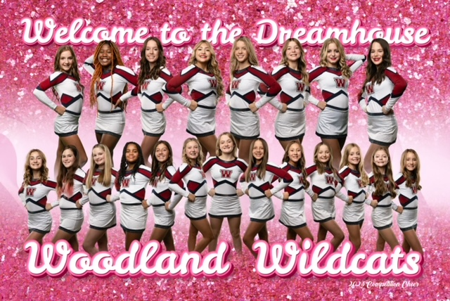 Welcome to the Dreamhouse. Woodland Wildcats. 2023 Competition Cheer