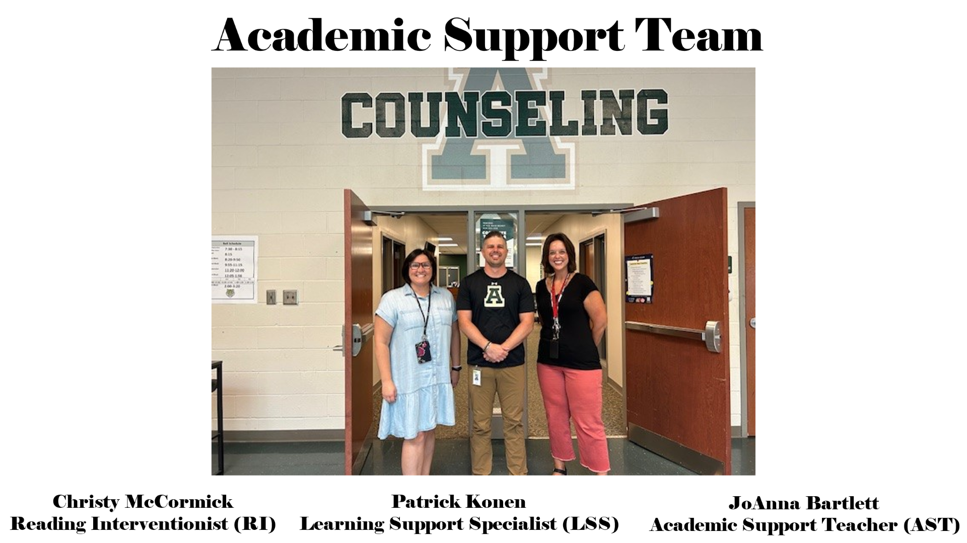 Academic Support Team