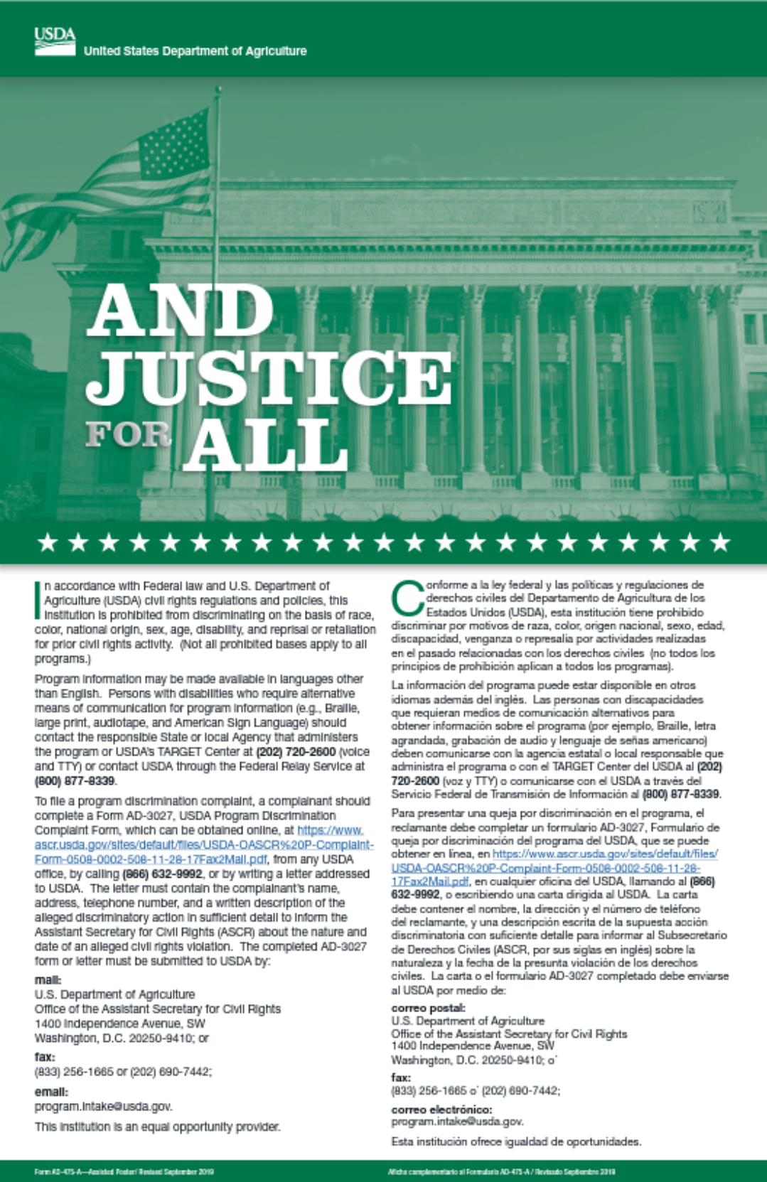 Justice for All Poster