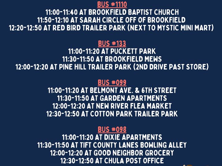 Summer Feeding Program Tift County Schools