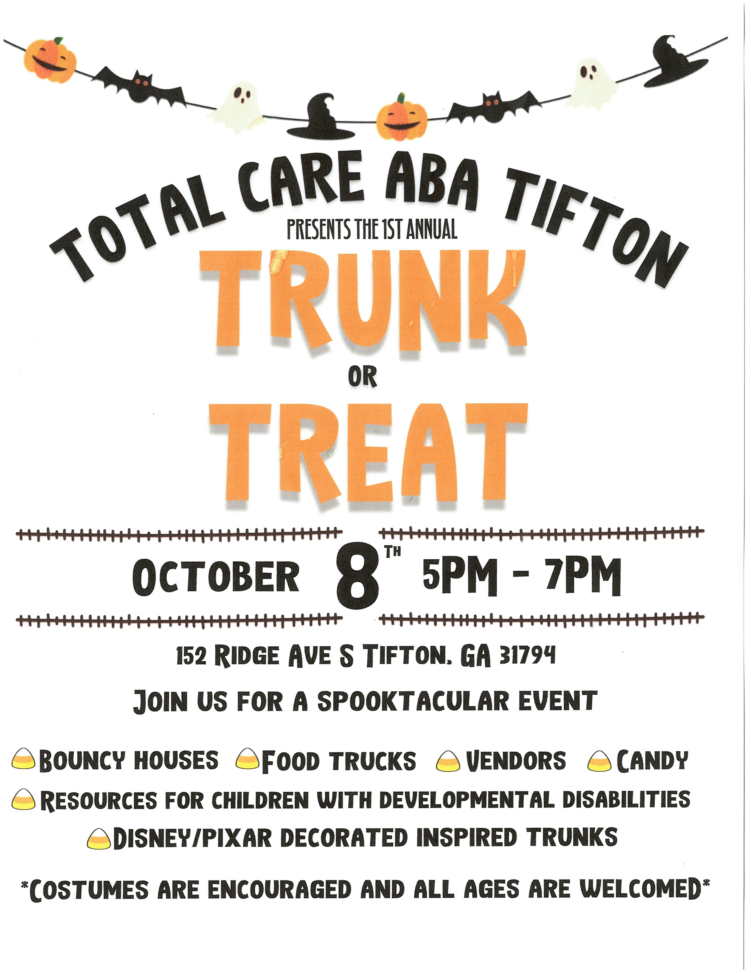 ABA Trunk or Treat