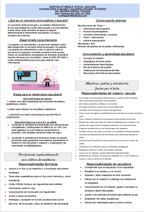 PARENT COMPACT SPANISH