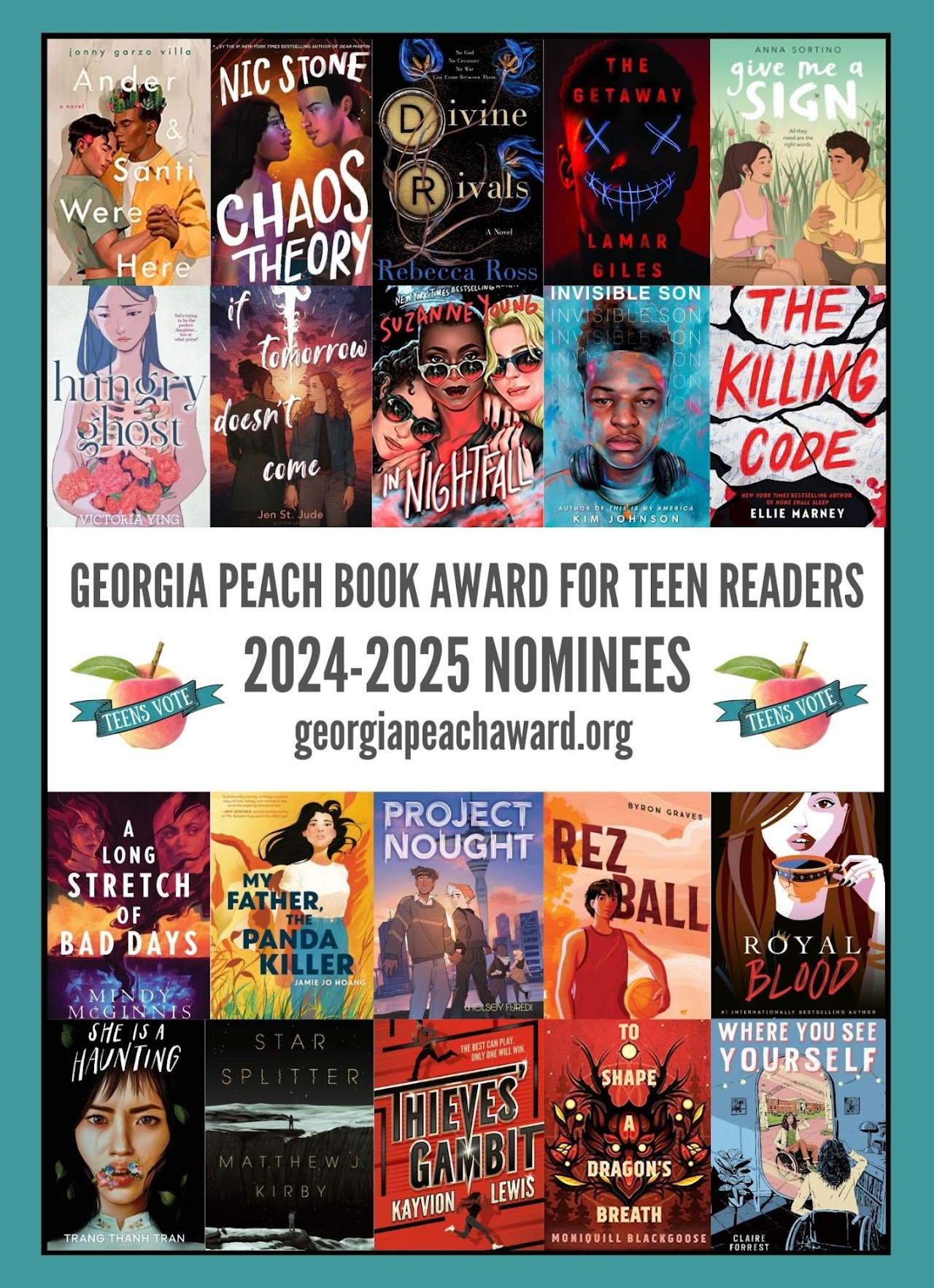 2024-2025 Georgia Peach Nominees