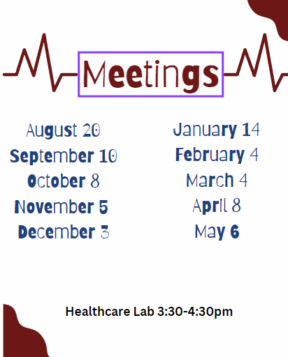 HOSA Meeting Dates