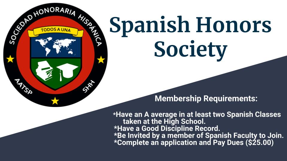 Spanish Honor Society