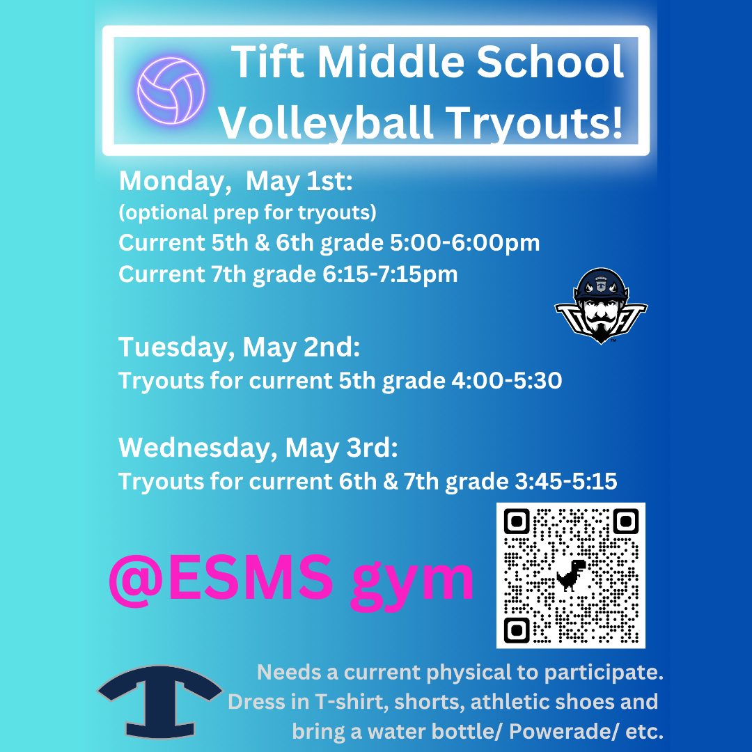 Middle School Volleyball Tryouts