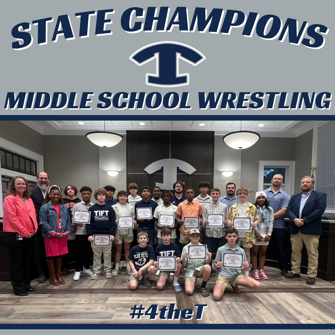 MIddle School Wrestling State Champions