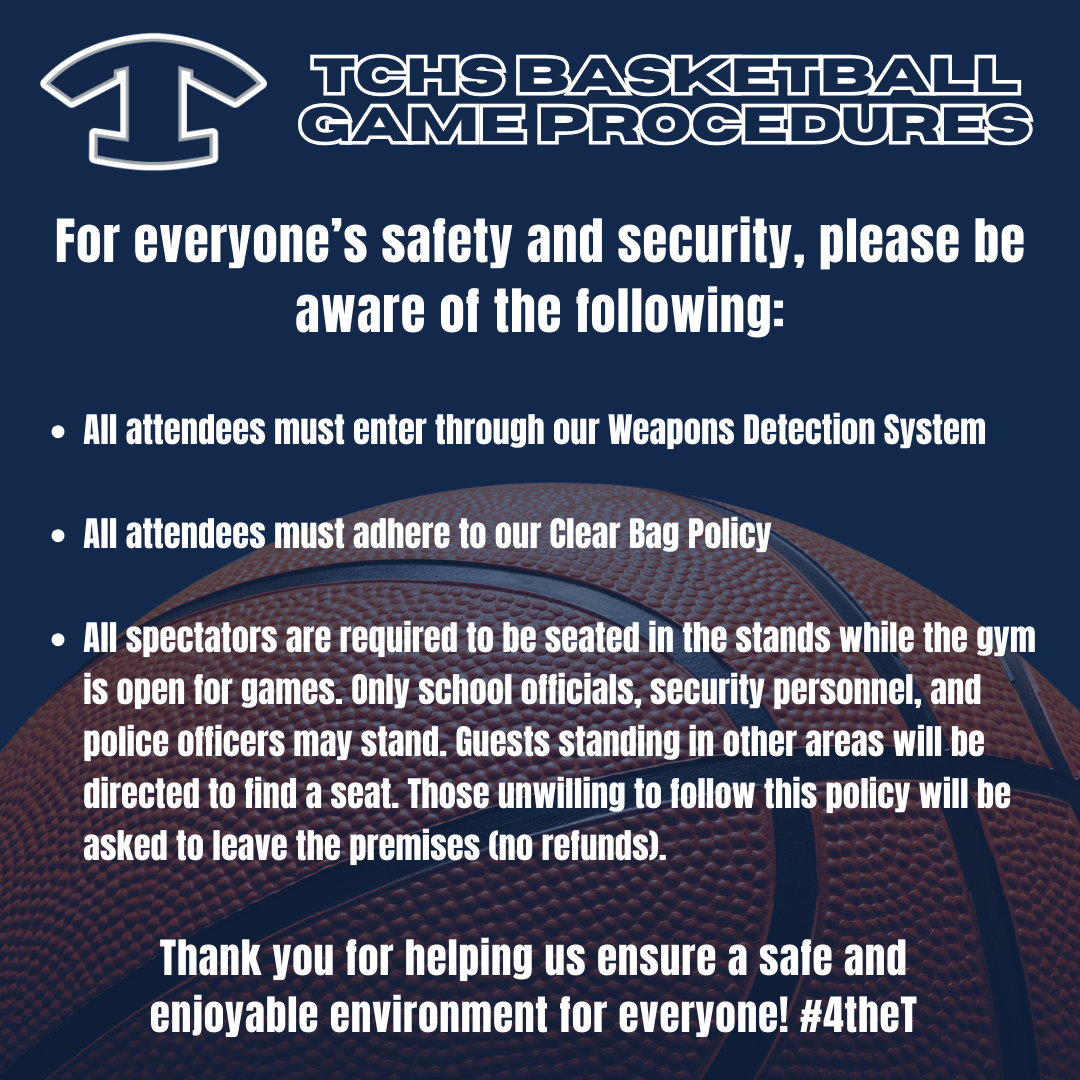 Tift County Basketball Game Procedures