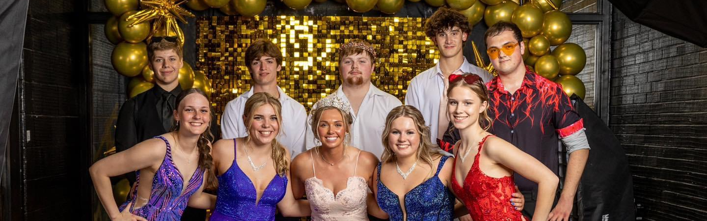 Picture of the EBF High School Prom Court