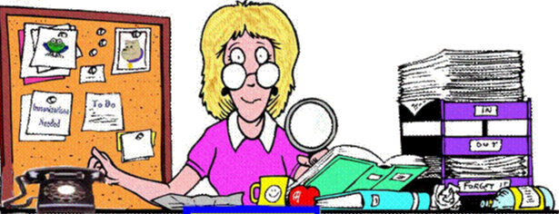 school principal office clipart