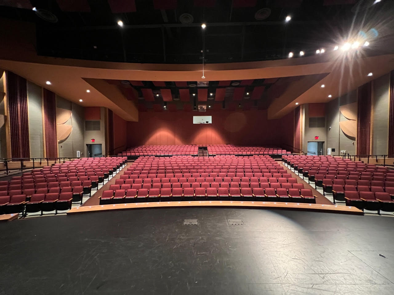 View of seating from Stage