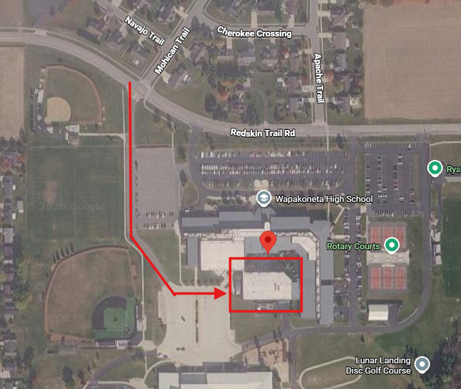 Map to get to PAC