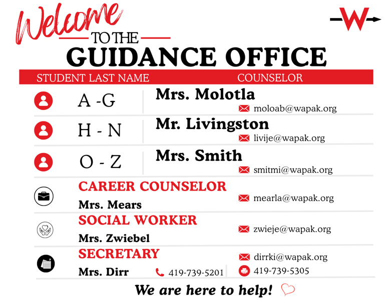 guidance contact info