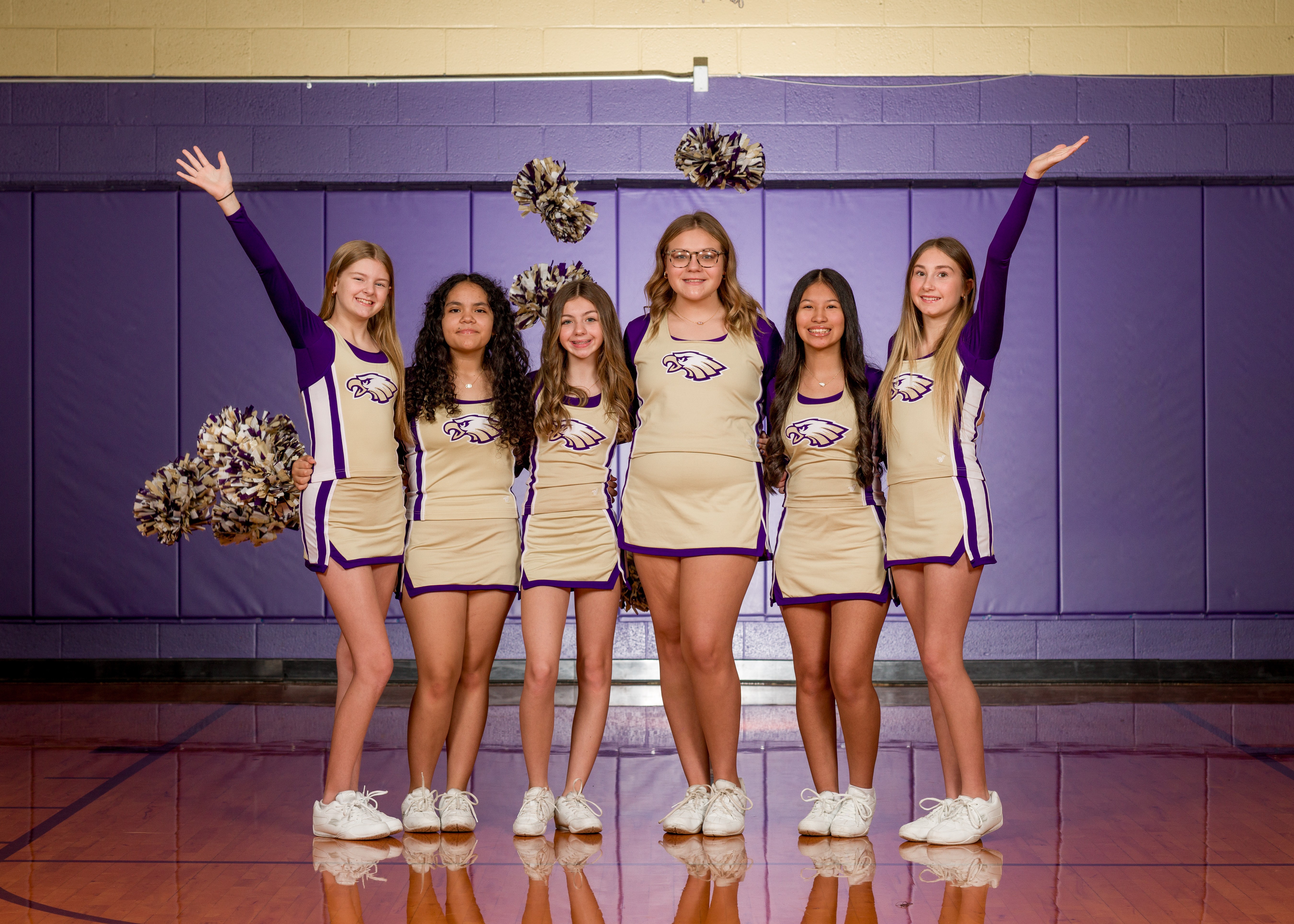 8th grade cheerleaders 2