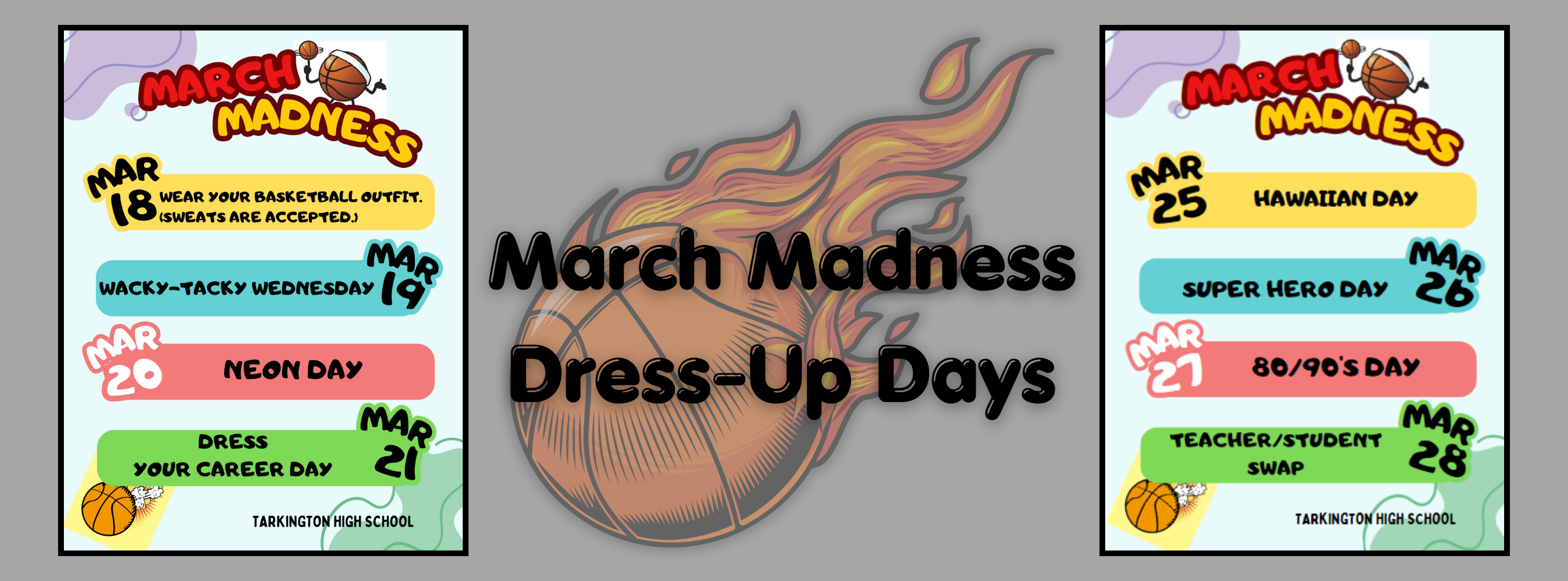 THS March Madness Dress Up Days
