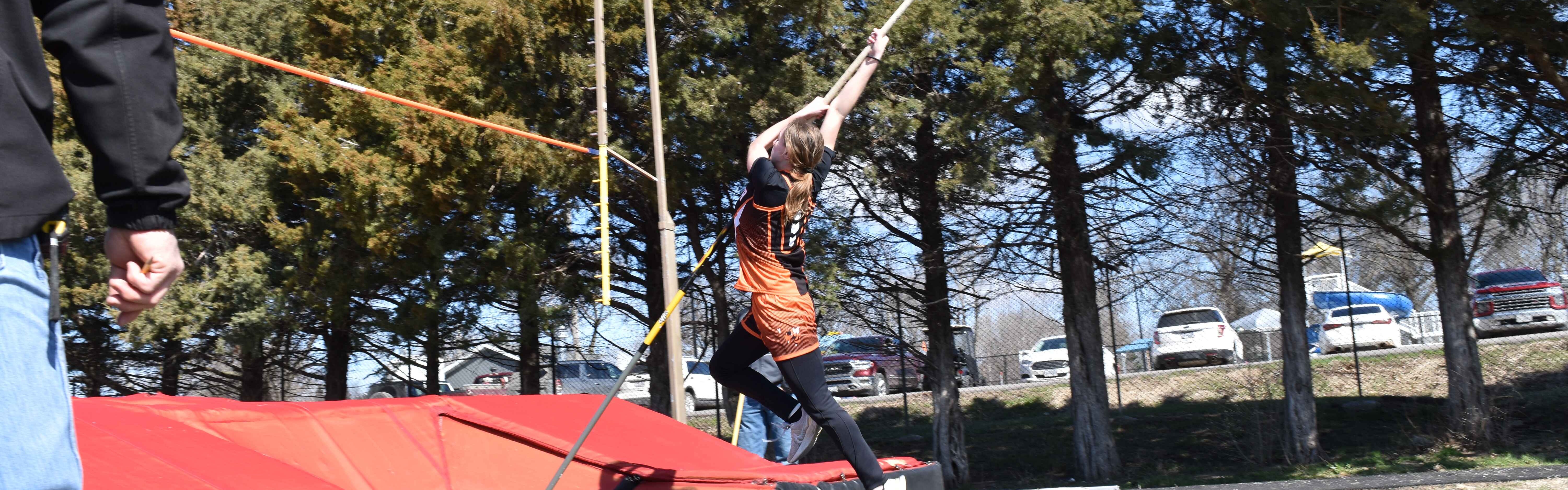 Tracy Wiles Pole Vaulting