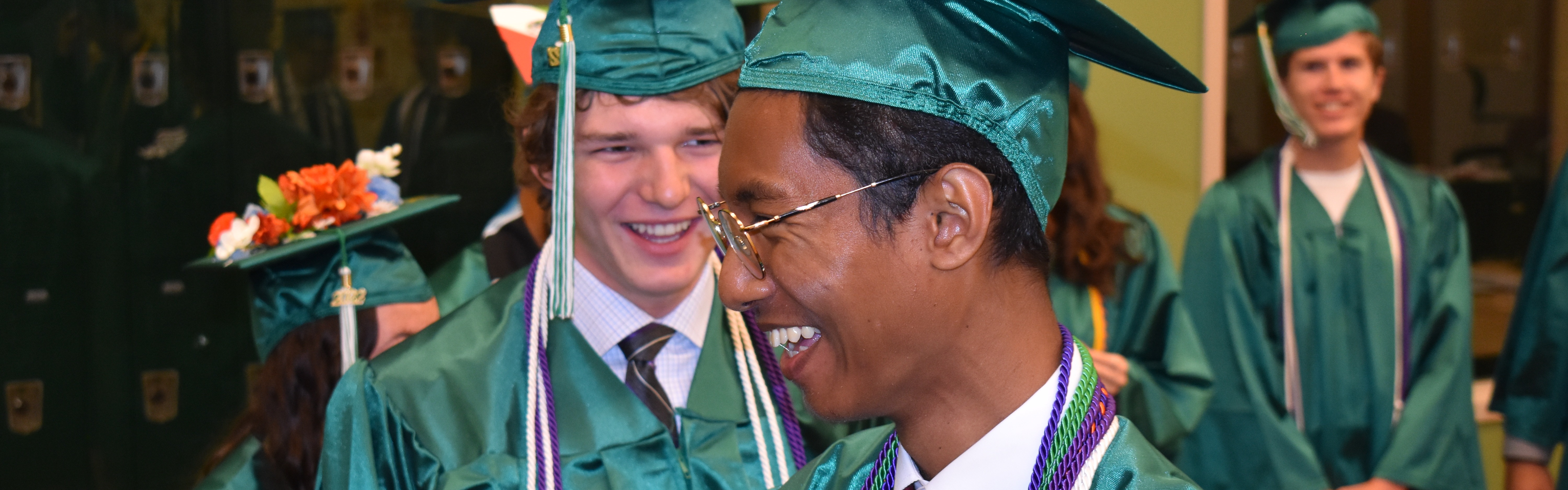 student in graduation cap 