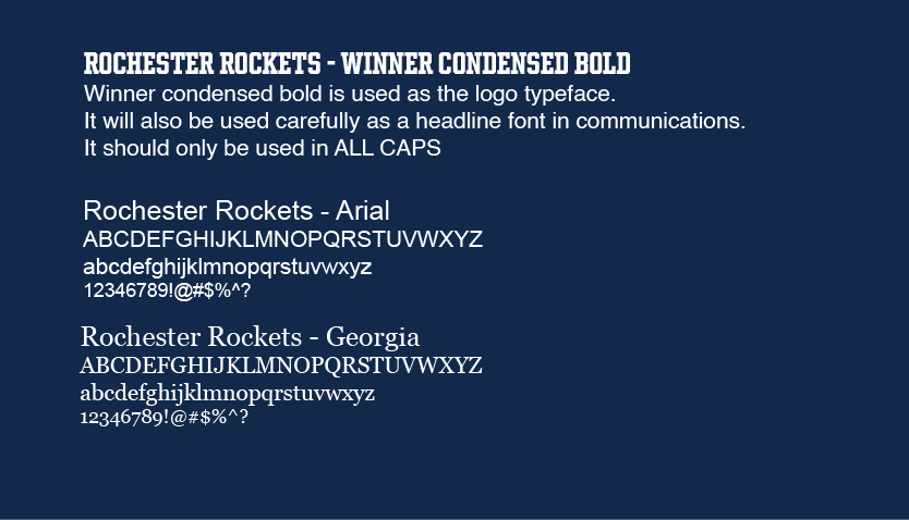 Rochester Typefaces