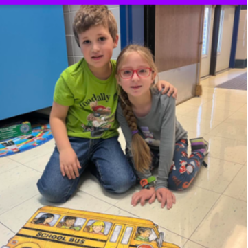 2 students completed a puzzle